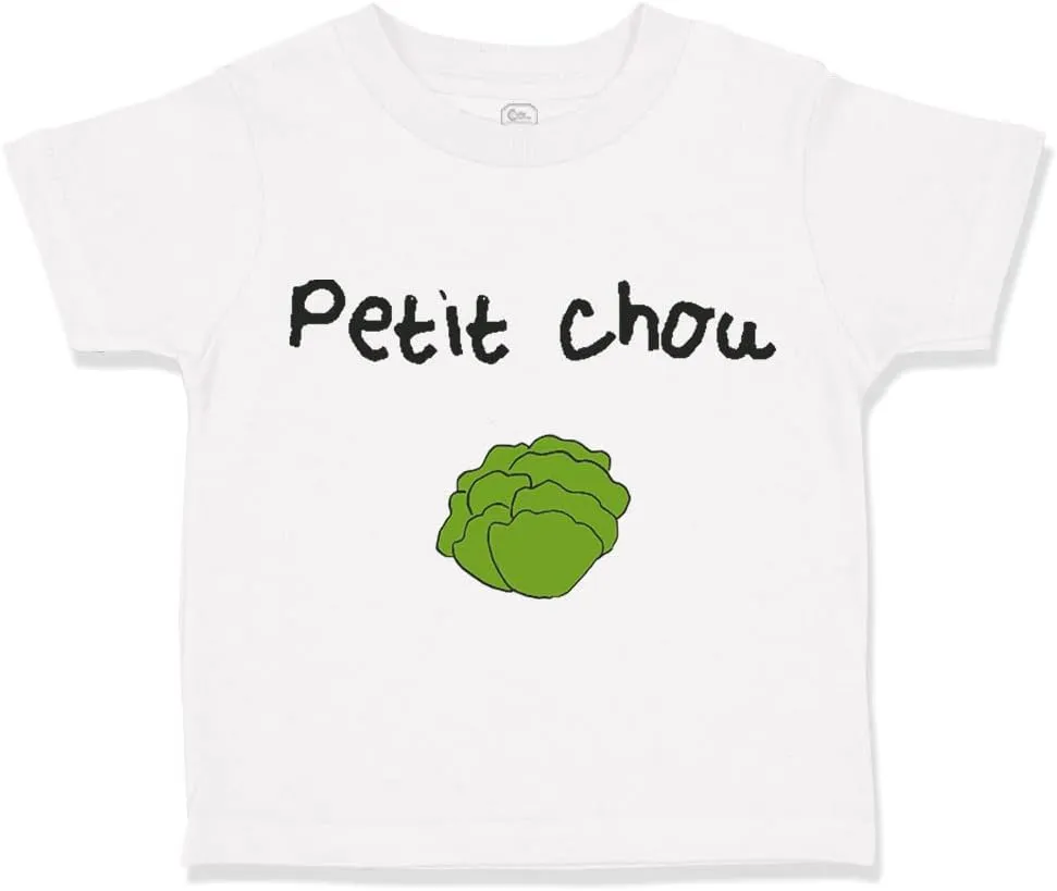 Cute Rascals Toddler T-Shirt French Petit Chou Little Cabbage Cotton French Cabbage Clothes