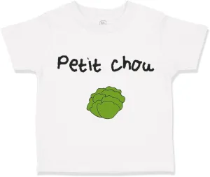 Cute Rascals Toddler T-Shirt French Petit Chou Little Cabbage Cotton French Cabbage Clothes