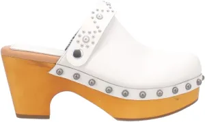 Dan Post Women's Deadwood Studded Platform Clogs Heeled Sandal