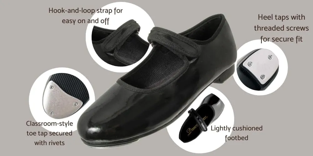 Dance Class Unisex-Child Molly Jane Tap Shoe Mary Flat