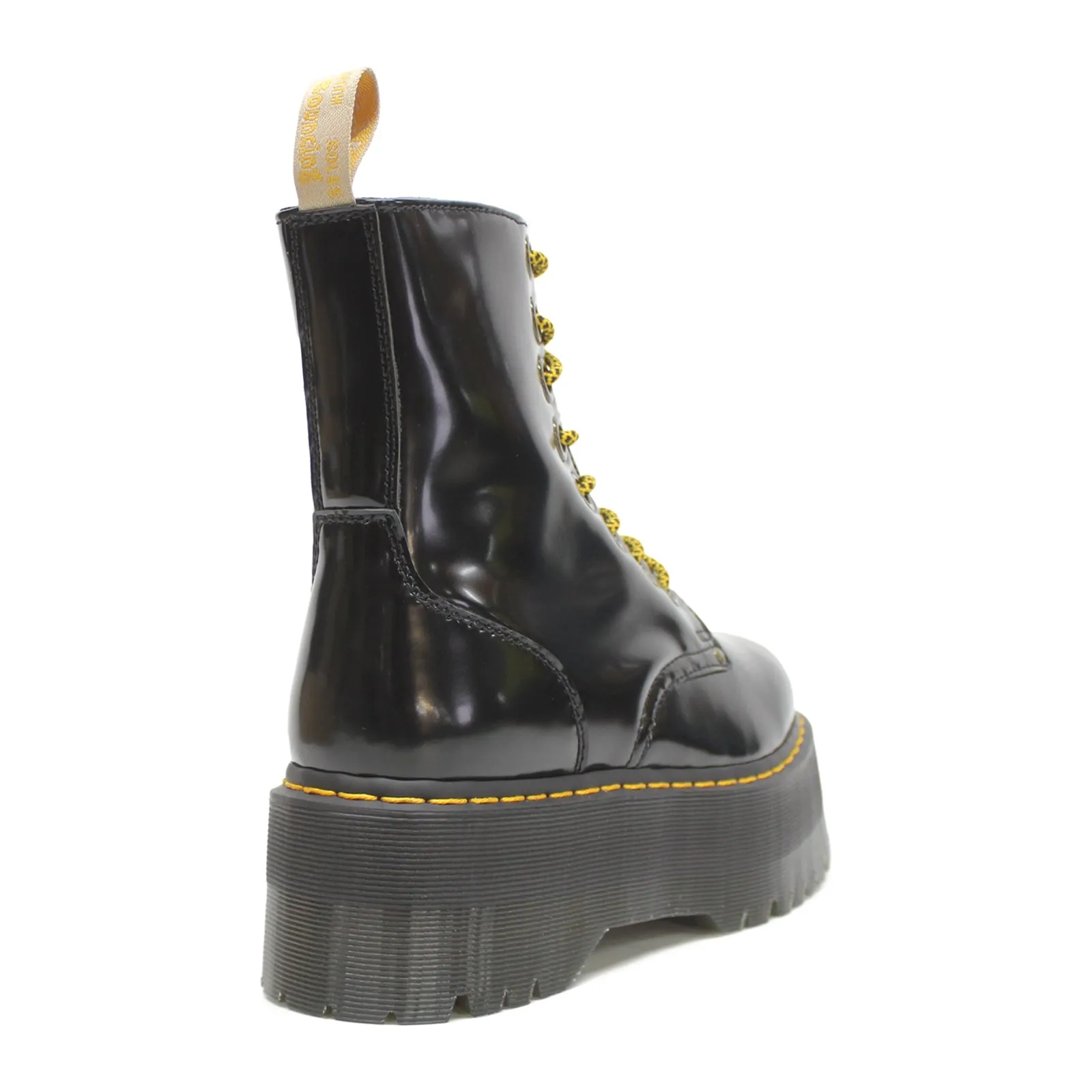 Dr. Martens Vegan Jadon Max Oxford Leather Women's Ankle Platform Boots