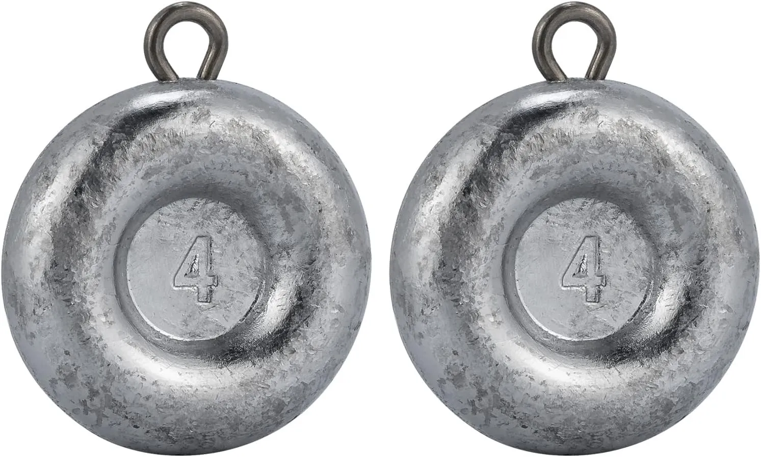 Dr.Fish Fishing Coin Sinkers Lead Fishing Weights Disc Weights No Roll Freshwater Saltwater River Bank Surf Fishing Catfishing