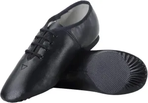 Dynadans Unisex PU Leather Upper Lace Up Jazz Shoe for Women and Men's Dance Shoes