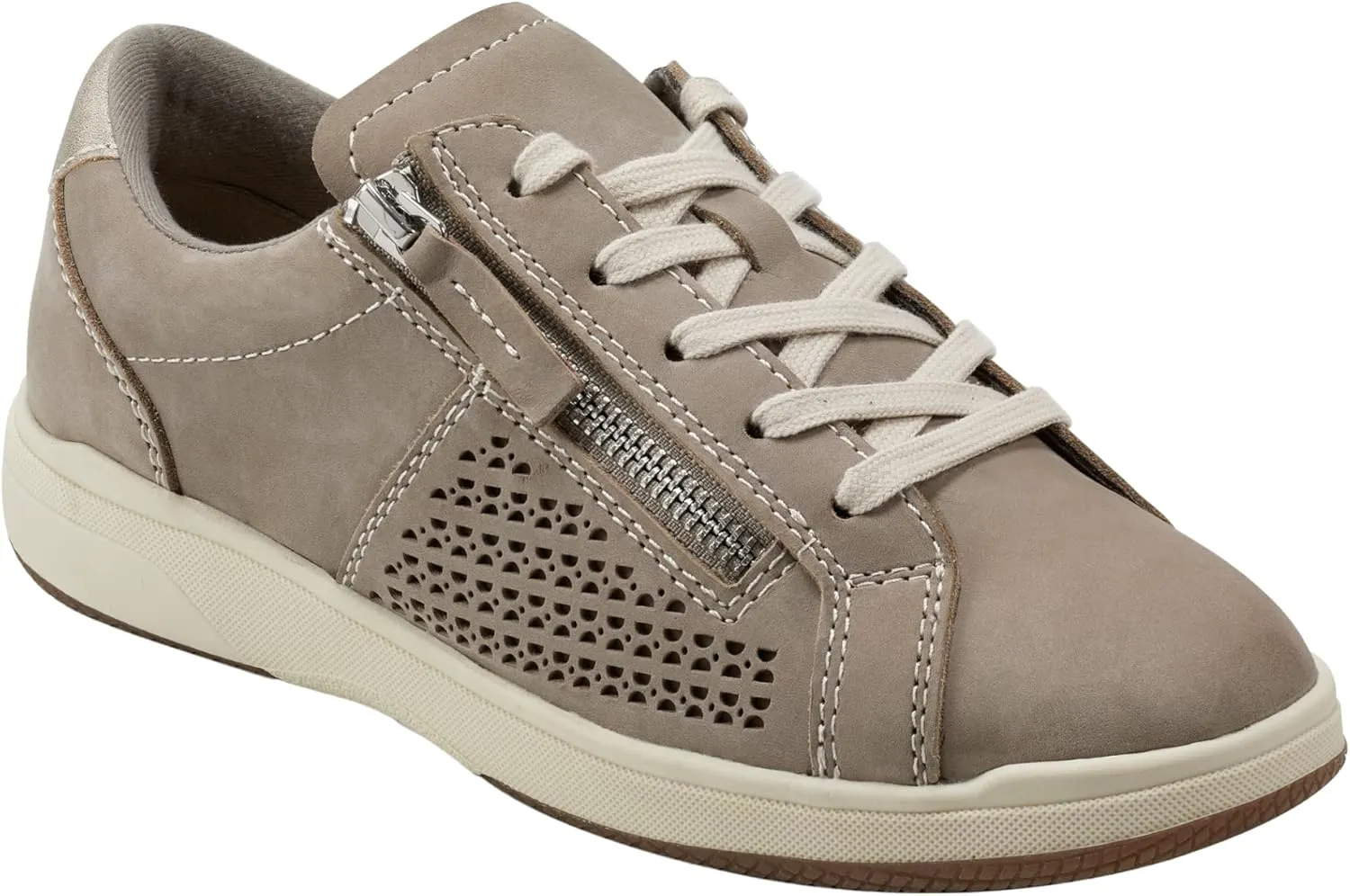 Earth® Women's Netta Casual Sneaker, Silver 040, 7 W