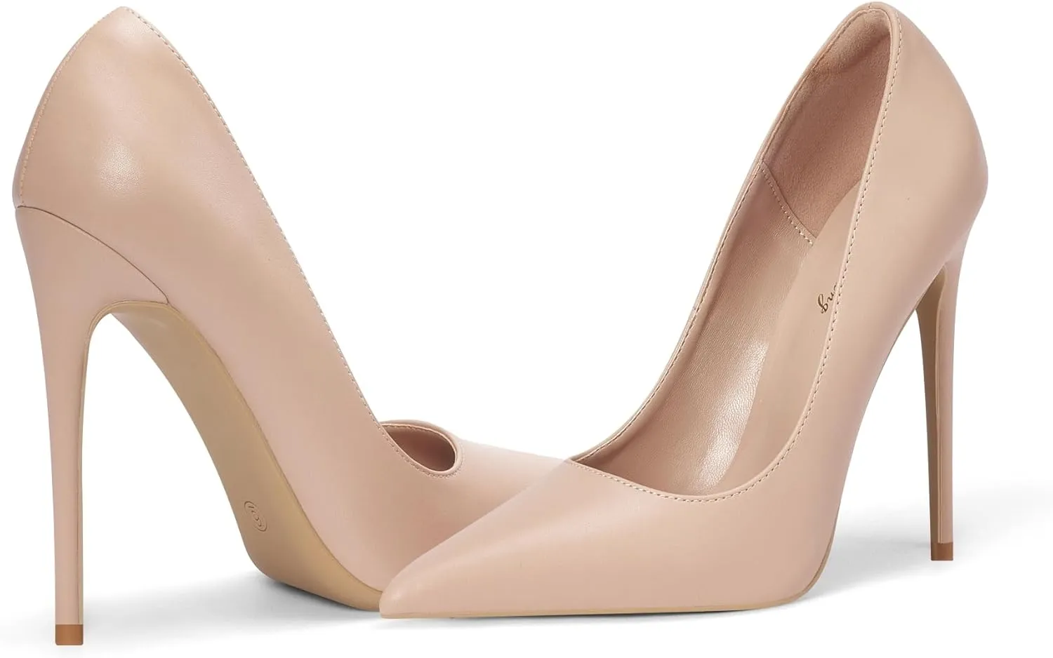 Elisabet Tang Women Pumps, Pointed Toe High Heel 4.7 inch/12cm Party Stiletto Heels Shoes Matte