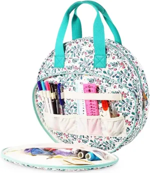 Embroidery Project Bag,Portable Cross Stitch bag for Embroidery Kits (bag only)