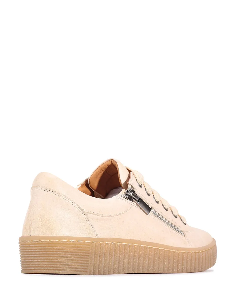 EOS Joyce Meringue Leather Casual Sneaker