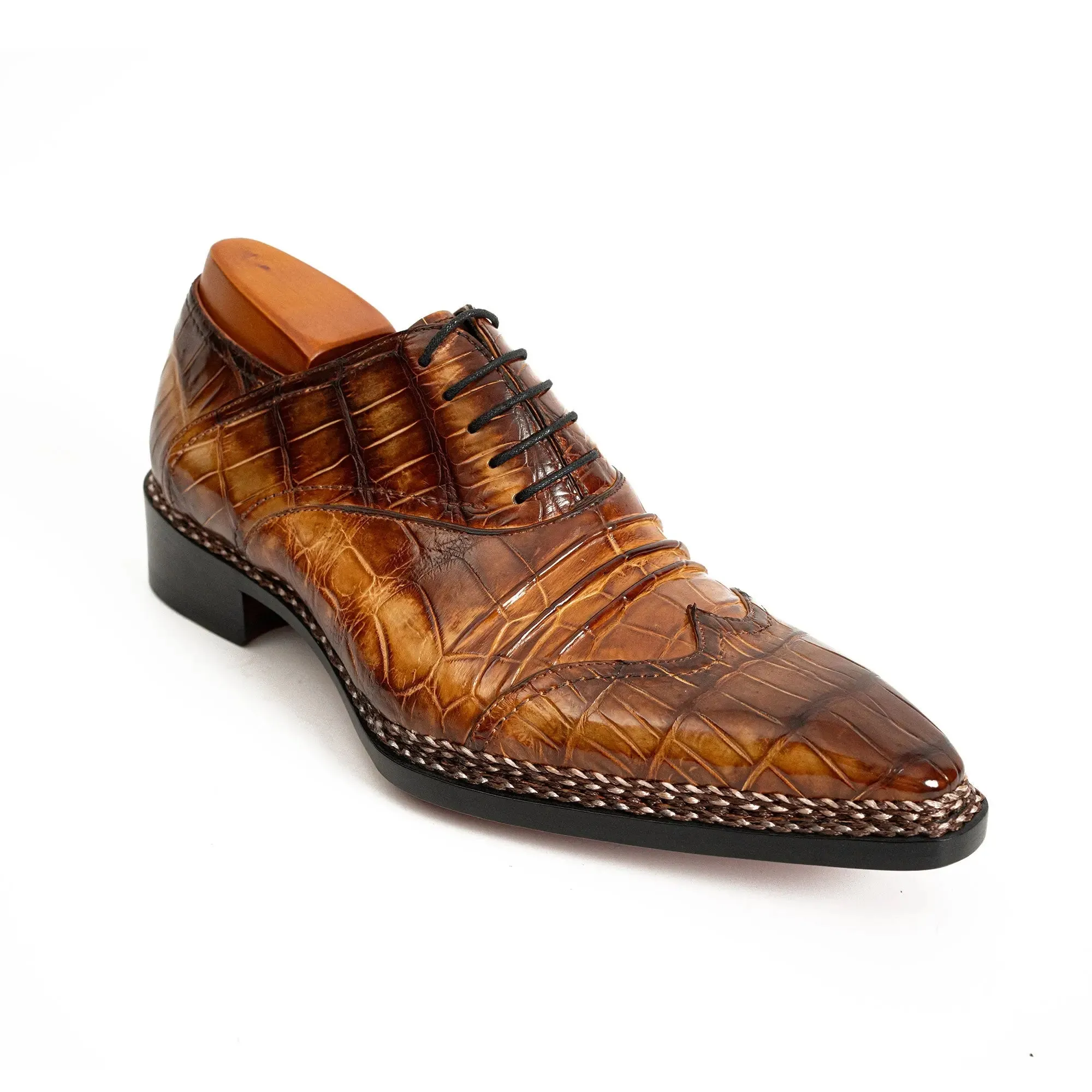 Exotic Nile Crocodile Norwegian Oxford 8001 Brown