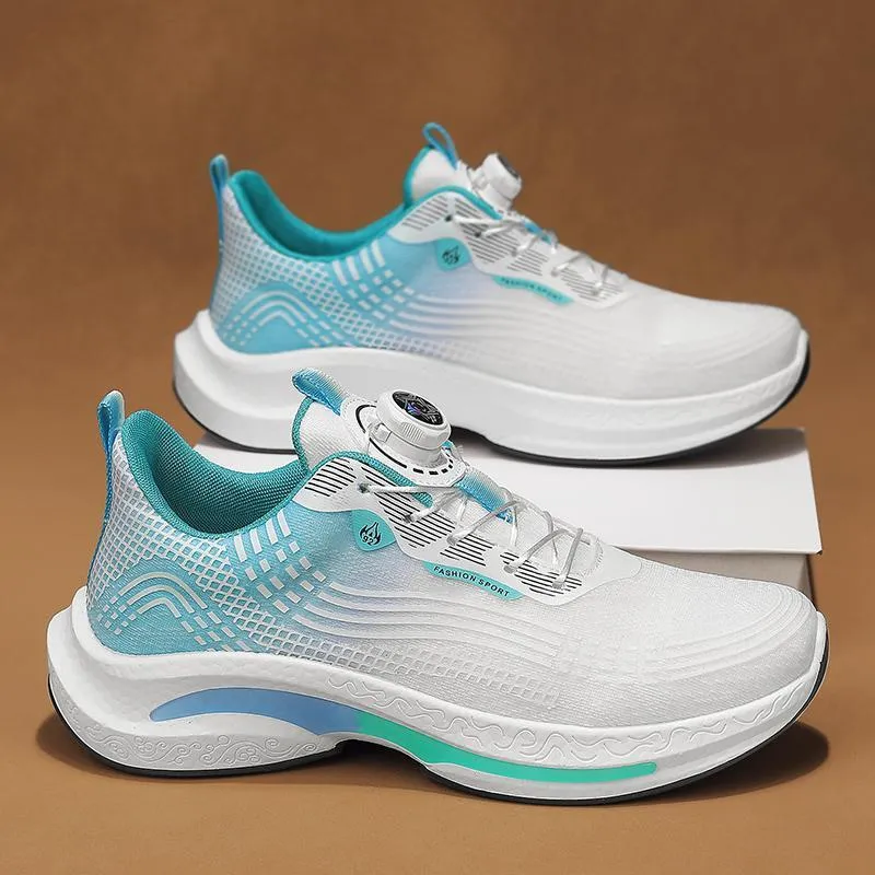 Fashionable Mesh Breathable Rotating Buckle Sneaker