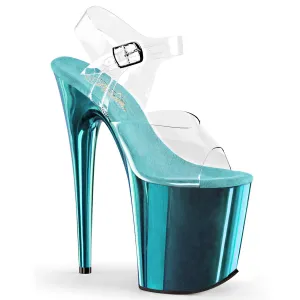 FLAMINGO-808 - Clr/Turquoise Chrome