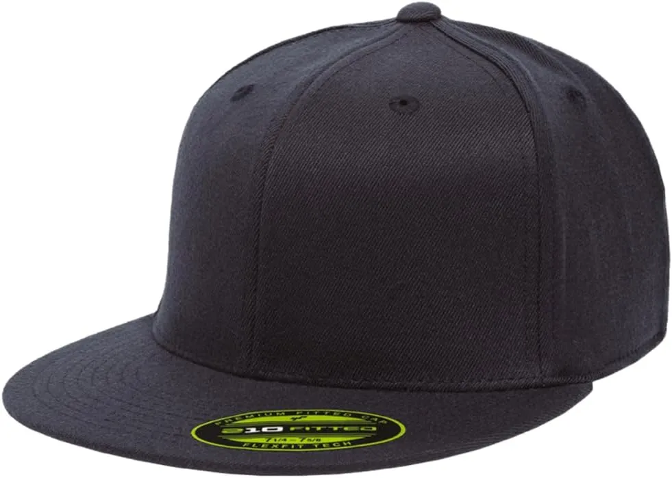 Flexfit Men's 210 Fitted Flat Bill Cap Hat