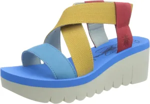 FLY London Women's Ankle-Strap Sandal, 35,36,37,38,39,40,41,42 M Womens Adult