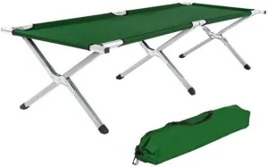 Folding Bed Ultra Light Folding Camping Cot Outdoor Camp Bed Portable Field Camping Aluminum Alloy Single Lunch Break Folding Bed