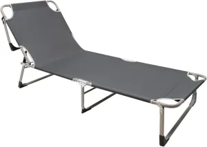 Folding Camping Cot for Adults, Sleeping Cots, Portable Travel Camp Cots, Folding Bed Outdoor Lounge Chairs for Outside Camping Bed Portable Folding Bed Cot Lounge Chair for Beach Lawn (Gray)