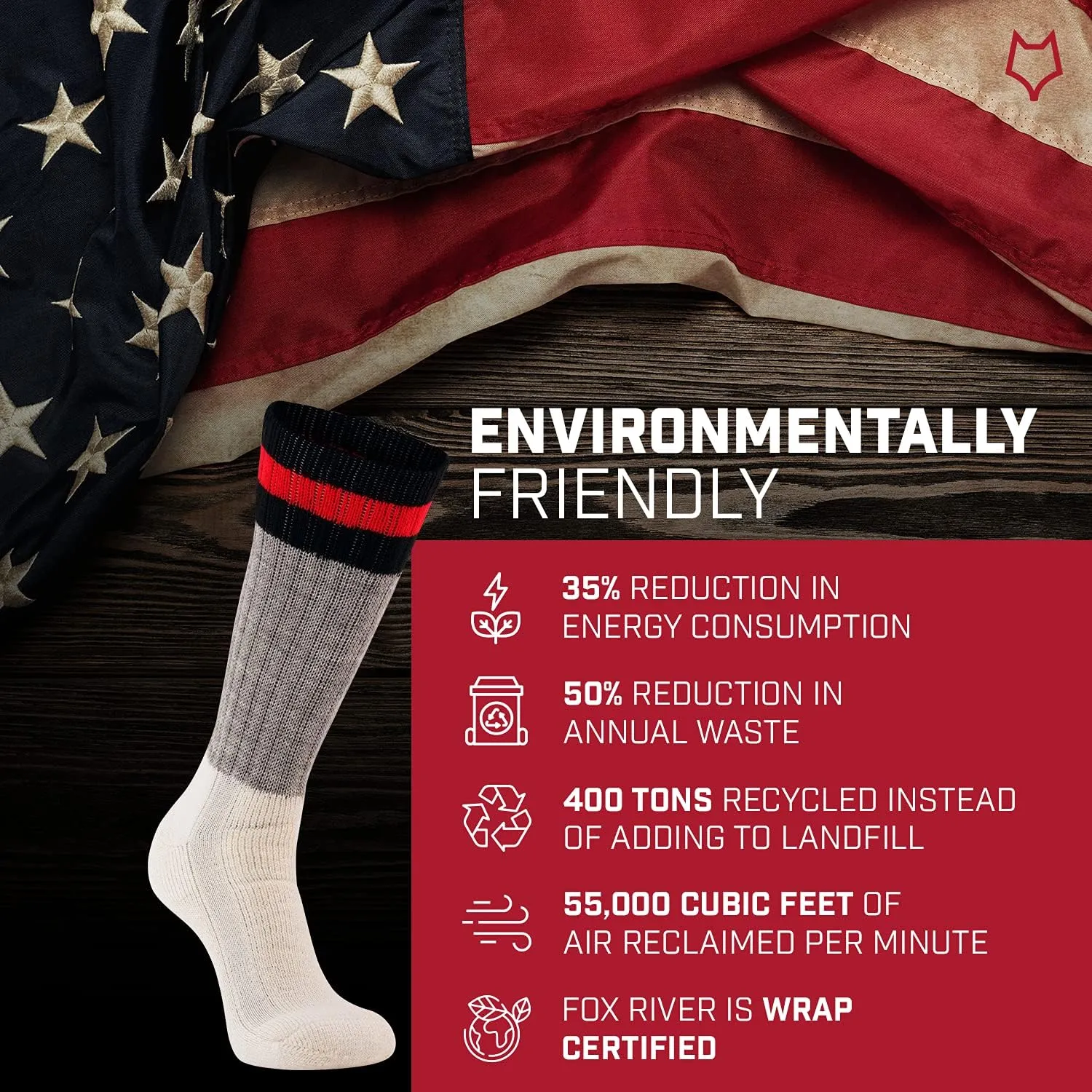 FOX RIVER Men's Outdoorsox Extra-Heavyweight Boot & Field Mid-Calf Socks