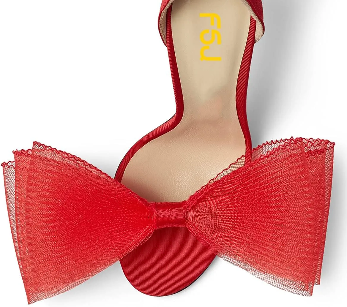 FSJ Women Open Toe Stylish Sandal Ankle Strap Chunky Block High Thick Heels Wedding Party Ballroom Prom Shoes US Size 4-15 US