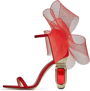 FSJ Women Open Toe Stylish Sandal Ankle Strap Chunky Block High Thick Heels Wedding Party Ballroom Prom Shoes US Size 4-15 US