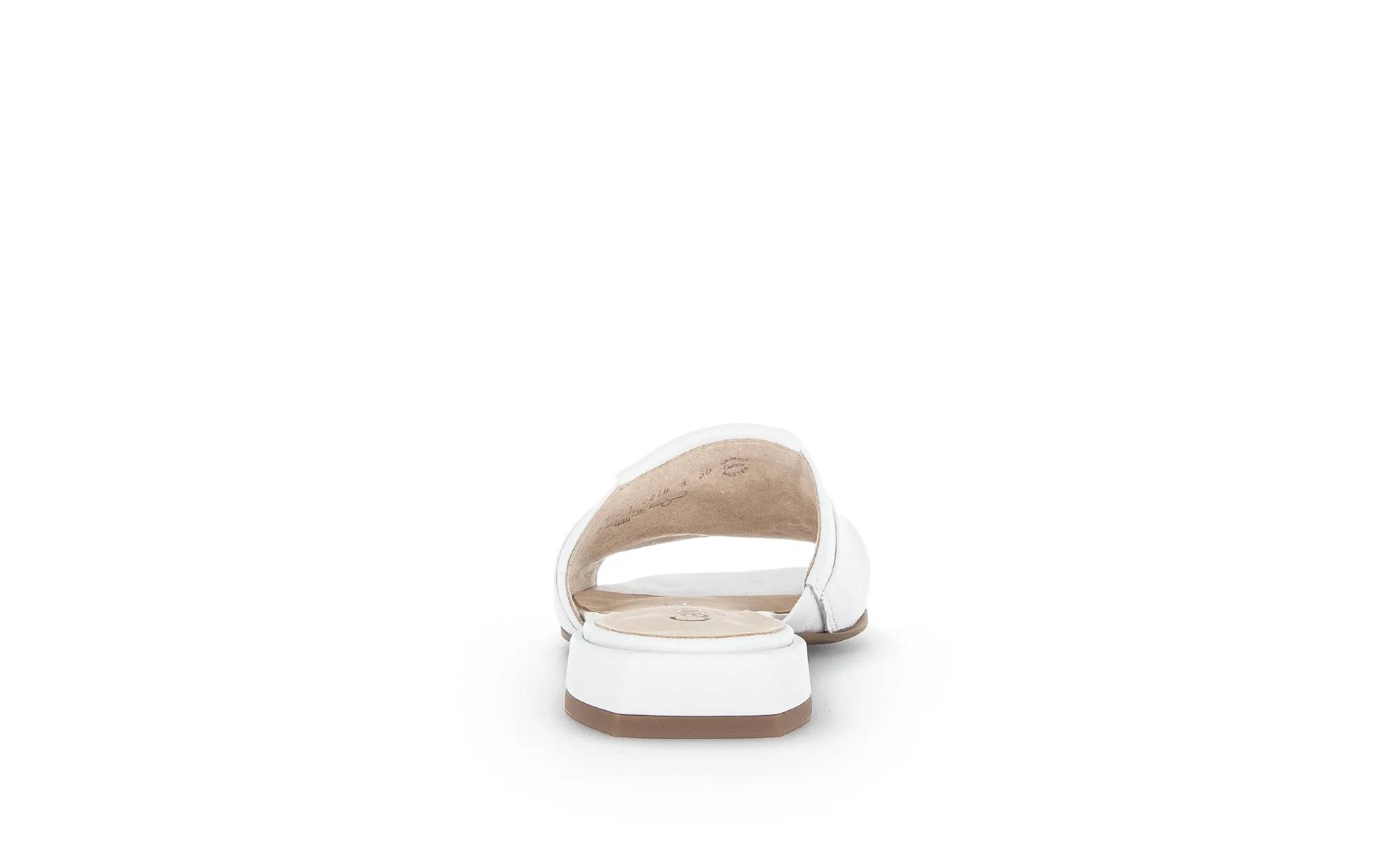 GABOR - 22.803.50 FLAT MULE - WHITE