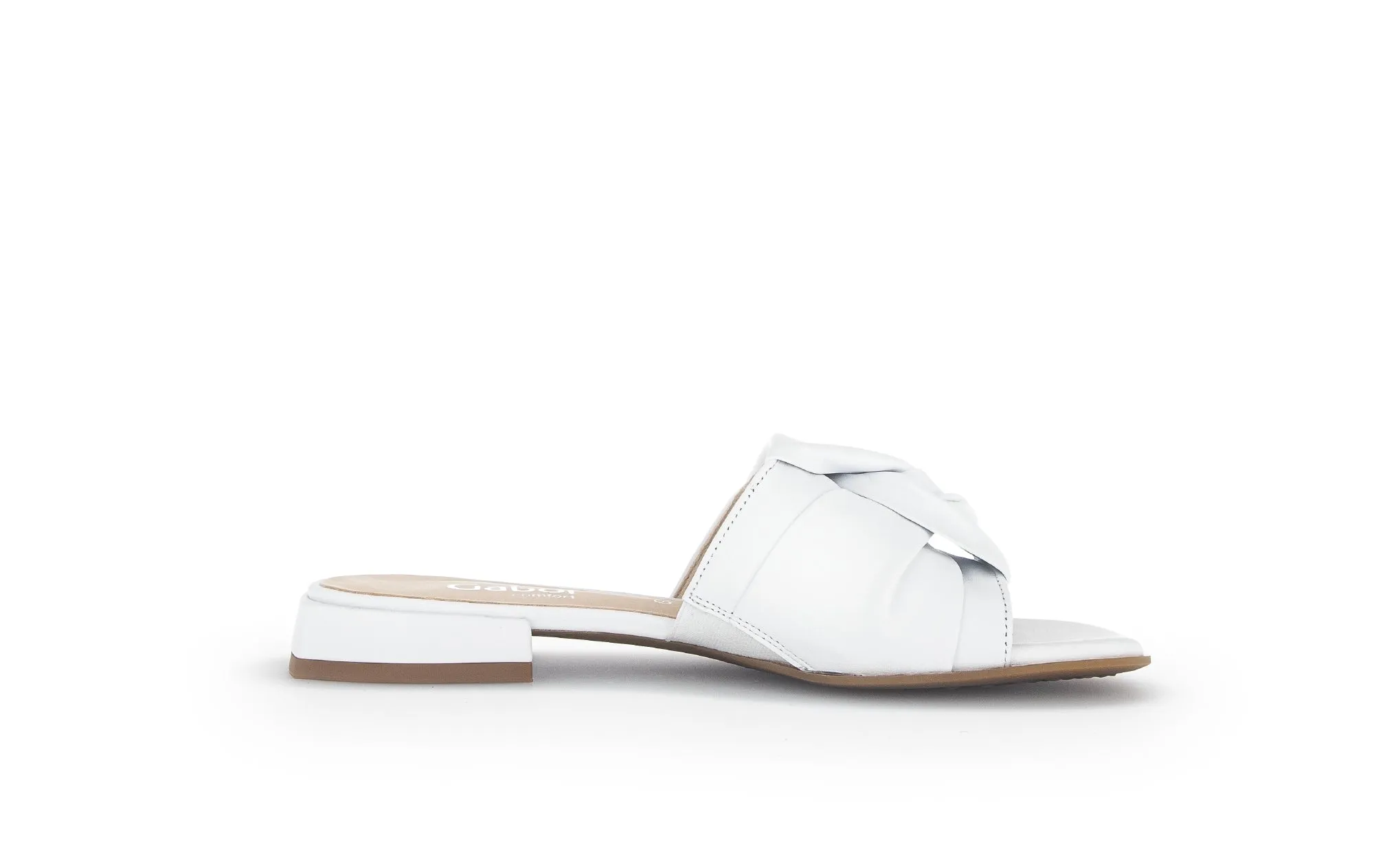 GABOR - 22.803.50 FLAT MULE - WHITE
