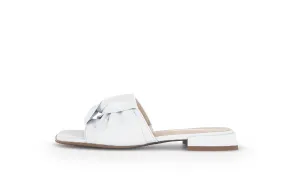 GABOR - 22.803.50 FLAT MULE - WHITE