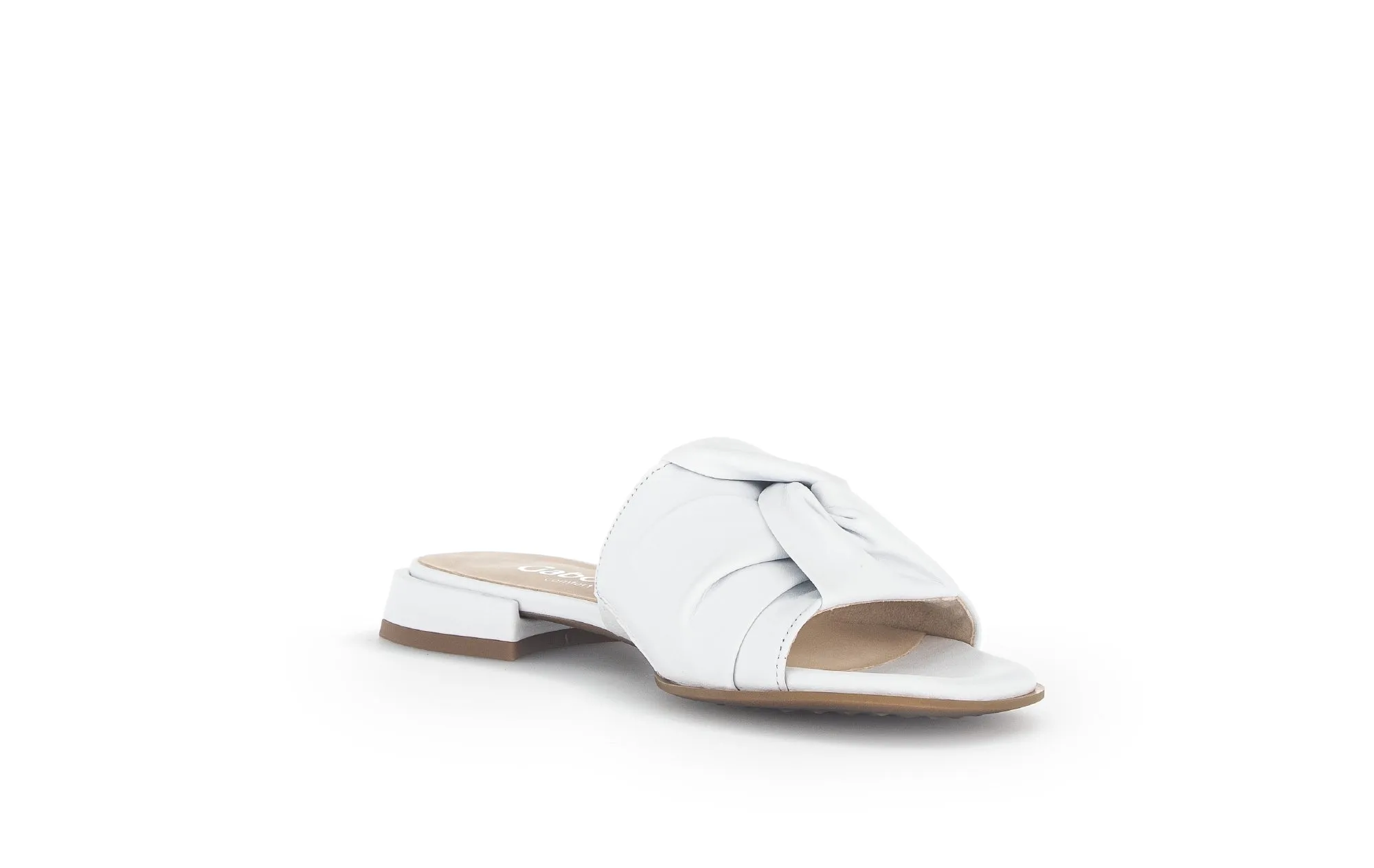 GABOR - 22.803.50 FLAT MULE - WHITE