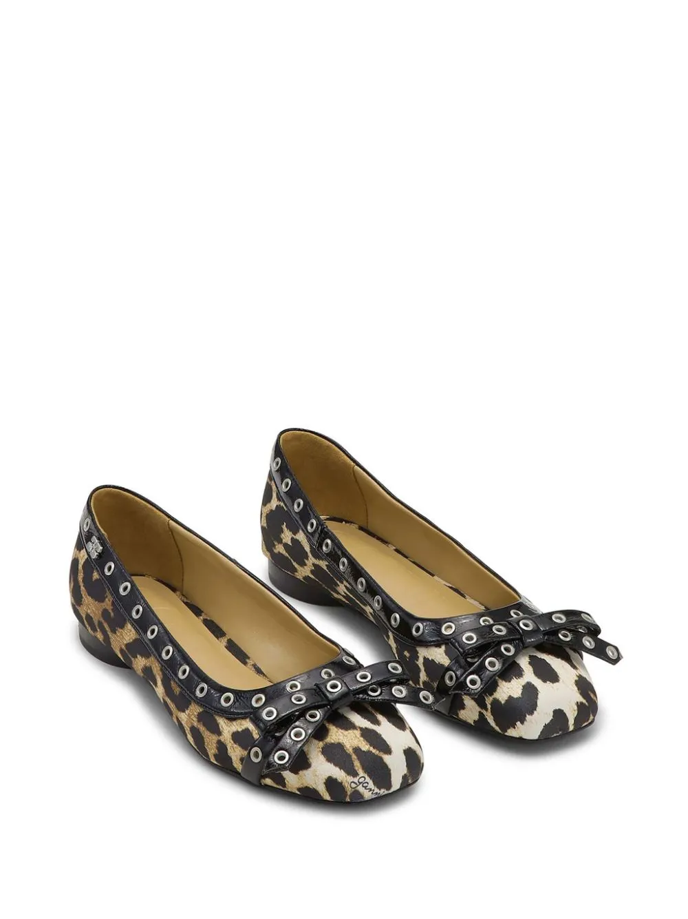 GANNI Brown Flat Shoes