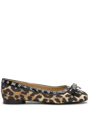GANNI Brown Flat Shoes
