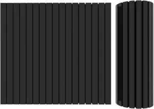 Garage Smith GWP08 Garage Wall Protector Foam Wall Column Corner Guard for Parking Garages - Wall Edge Protector - Wall Corner Edge and Bumpers Guards (2-Pack(Black))