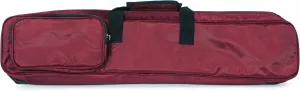 GEEK EWI Soft Bag Clarinet Flute Soprano Saxophone Case Internal Buffer Length 29.9IN/76CM With Padded Handle Carrying and Shoulder Strap for AKAI EWI 4000S 5000 (Red&Single Shoulder Strap)