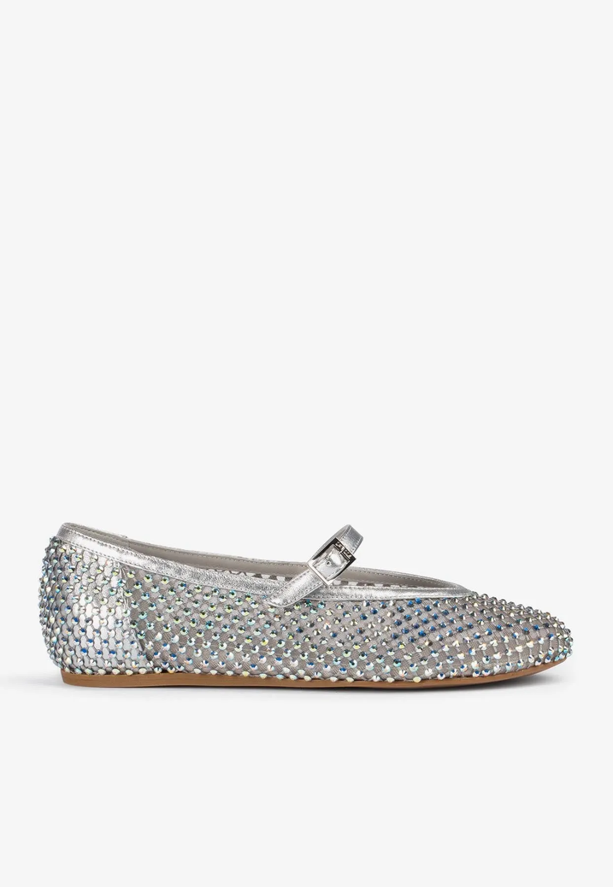 Gilda Crystal-Embellished Ballet Flats