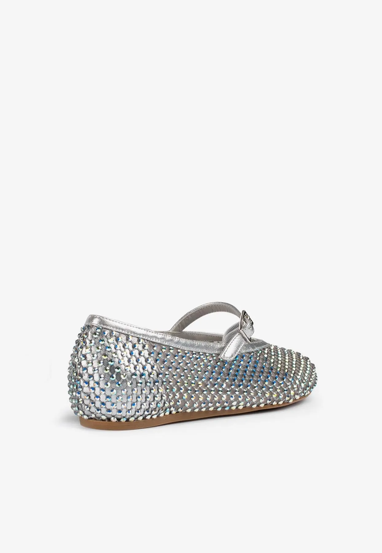Gilda Crystal-Embellished Ballet Flats