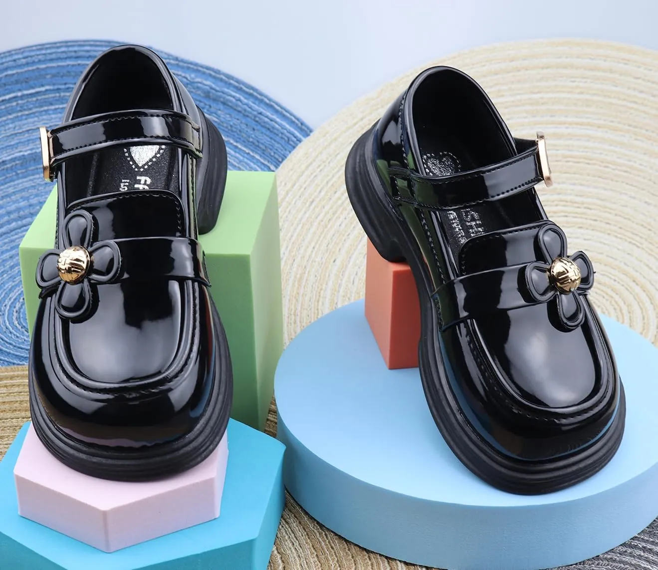 Girls Dress Shoes Toddler Mary Janes Shoes Little Girl School Uniform Oxford Shoes for Girl Flats