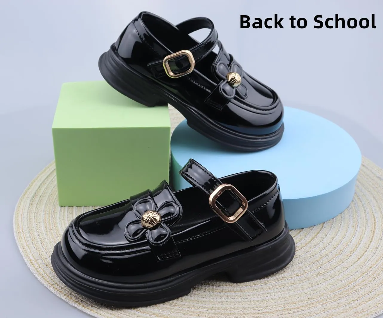 Girls Dress Shoes Toddler Mary Janes Shoes Little Girl School Uniform Oxford Shoes for Girl Flats