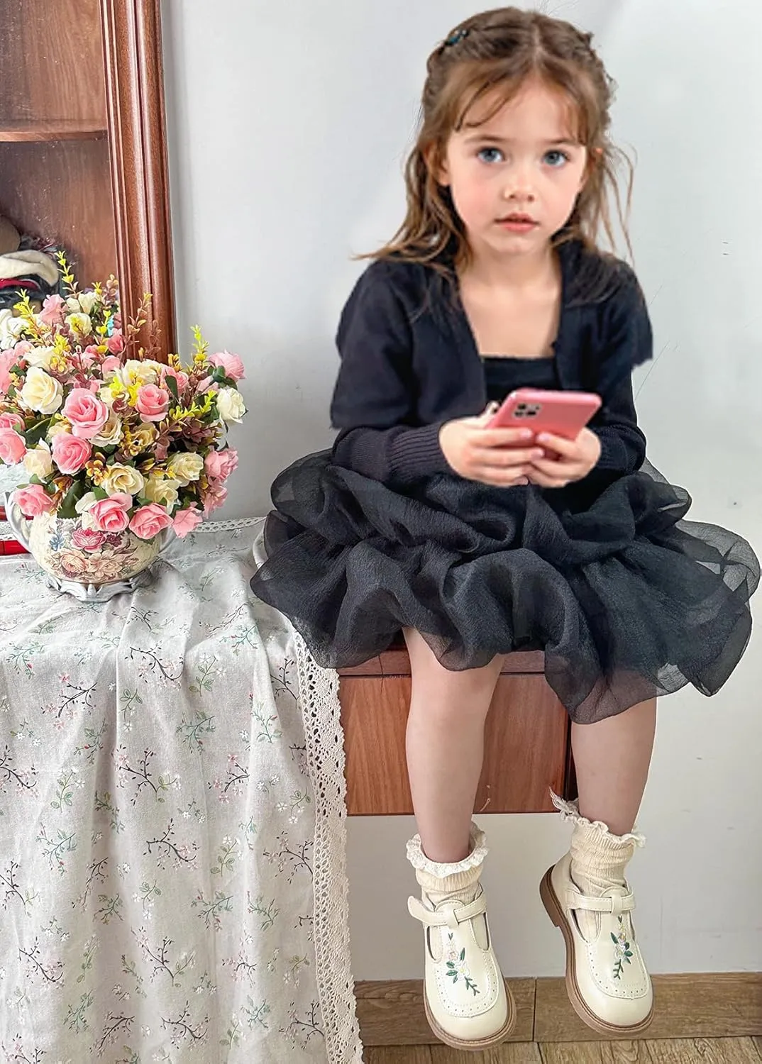 Girls Dress Shoes Toddler Mary Janes Shoes Little Girl School Uniform Oxford Shoes for Girl Flats