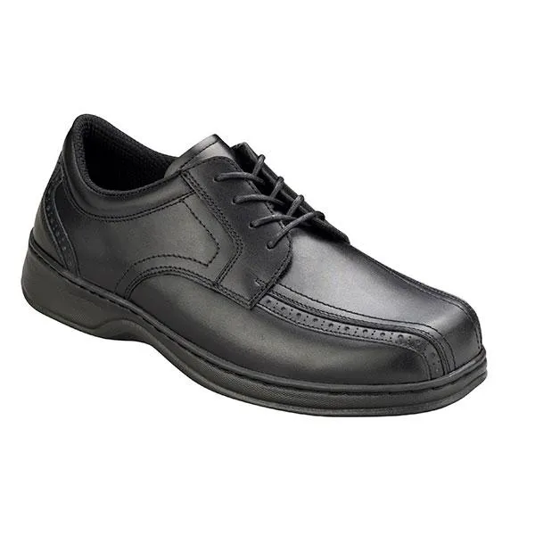 Gramercy Men's Dressy Oxford - Lace - Diabetic Shoes - Black