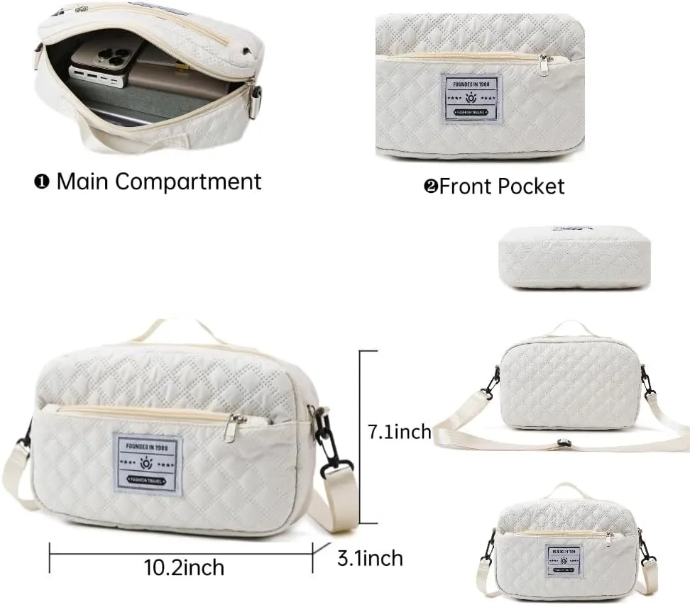 Gym Bag for Women with Shoe Compartment, Weekender Bag Travel Bag for Women, Dry-Wet Separation, and Multifunctional Large Capacity with Toiletry Bag 2 Pcs (Dark Blue)