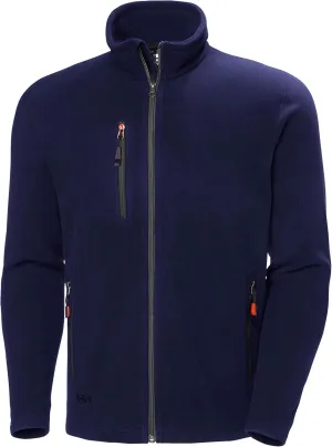 Helly-Hansen Oxford Full Zip Fleece Jackets for Men Featuring Double-Layer Collar and Handwarmer Pockets with Brushed Lining