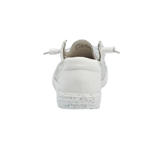 Hey Dude Stone White Wendy Sox Women's Slip On Shoes 121410705