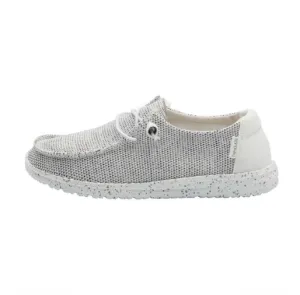 Hey Dude Stone White Wendy Sox Women's Slip On Shoes 121410705