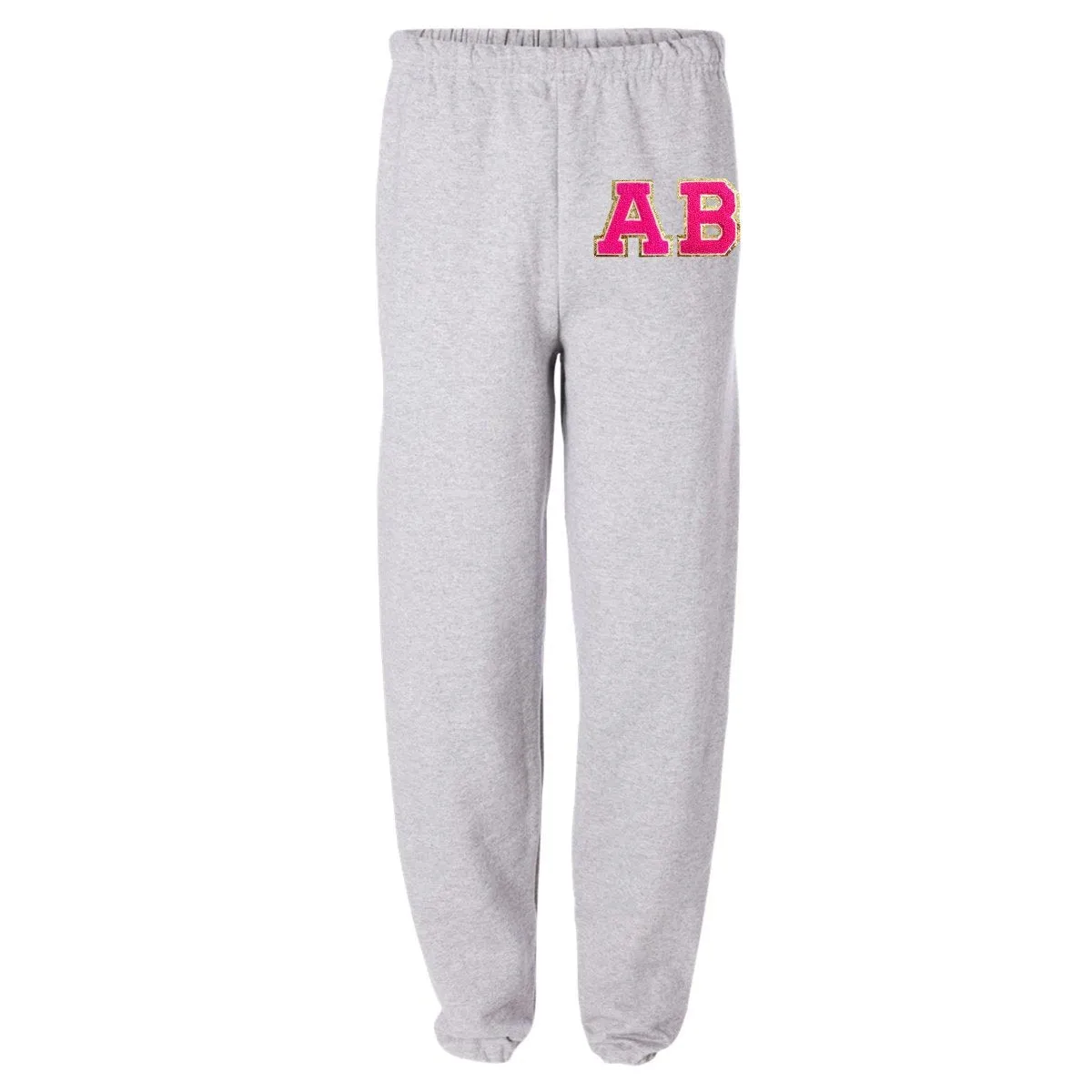 Initialed Letter Patch Sweatpants