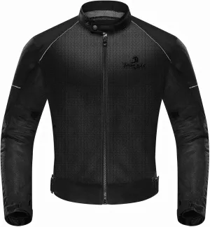IRON JIA'S Motorcycle Jacket, CE Armored, Summer Riding Mesh Breathable Casual Biker Jacket for Men