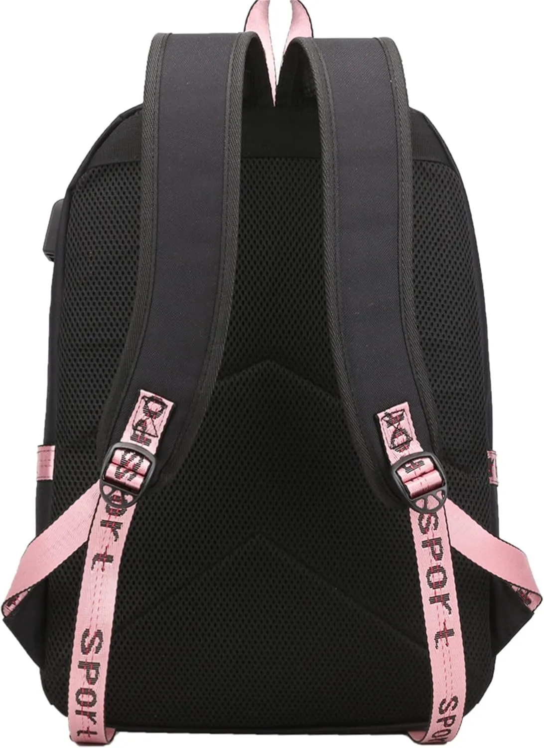 ISaikoy Anime Fruit Basket Backpack Kyo Soma Tohru Yuki Bookbag Daypack School Bag with USB Charging Port 12