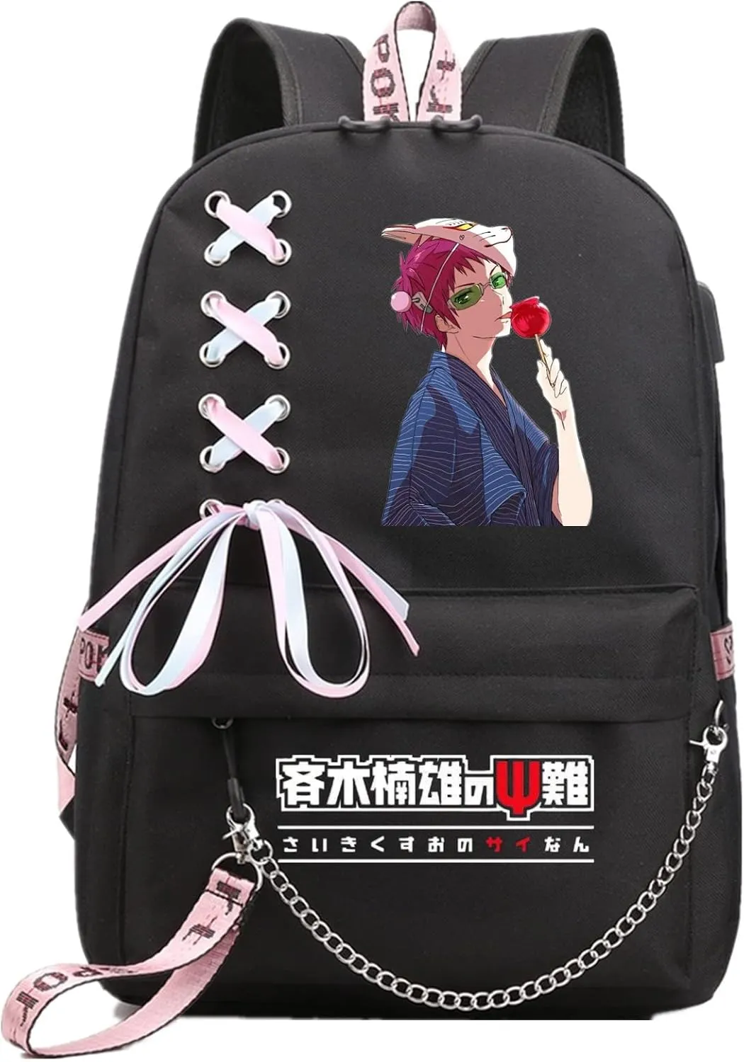 ISaikoy Anime The Disastrous Life Of Saiki K Backpack Shoulder Bag Bookbag School Bag 12