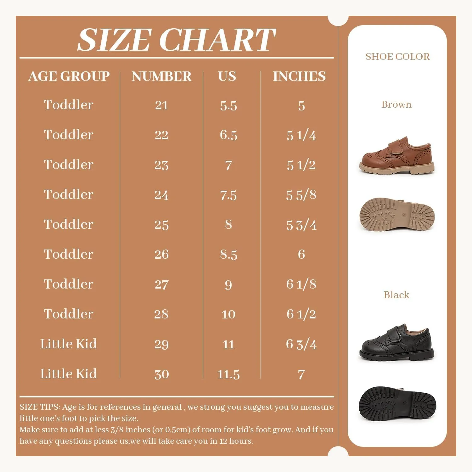 ISINSER Toddler Boys Girls Classic Dress Shoes Little Kid PU Leather Comfort Rubble Sole Oxford School Uniform Wedding Flats