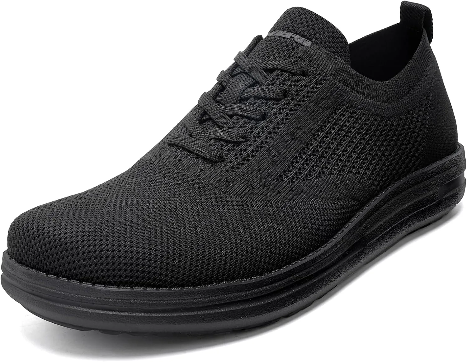 ITAZERO Men's Wide Toe Box Mesh Shoes Business Casual Wide Width Walking Shoes with Arch Support Insole for Plantar Fasciitis