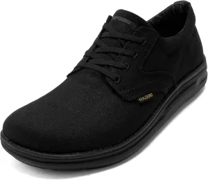 ITAZERO Men's Wide Toe Box Mesh Shoes Business Casual Wide Width Walking Shoes with Arch Support Insole for Plantar Fasciitis