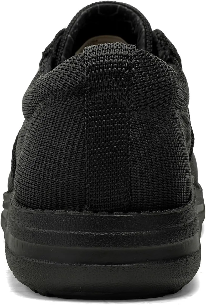 ITAZERO Men's Wide Toe Box Mesh Shoes Business Casual Wide Width Walking Shoes with Arch Support Insole for Plantar Fasciitis