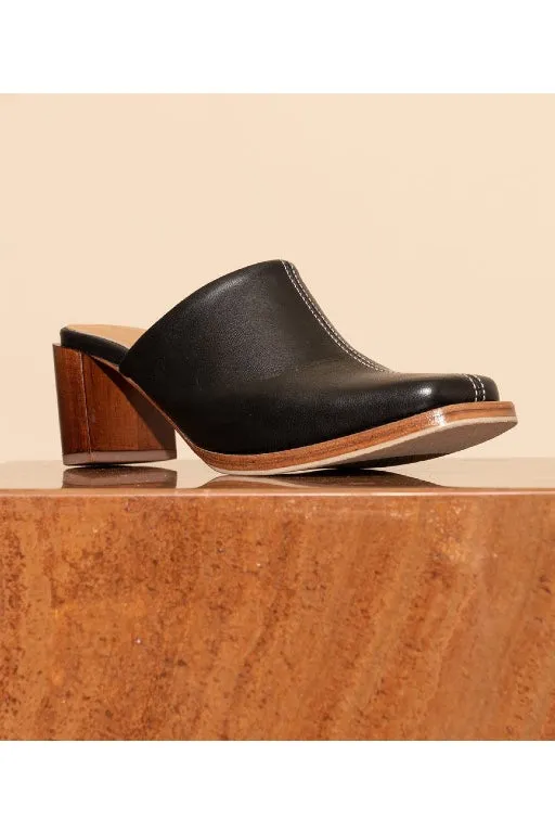 JAMES SMITH - MILANESE MULE - BLACK