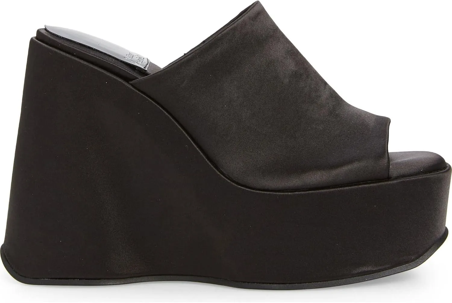 Jeffrey Campbell HIGH-UP Sandals Black Satin
