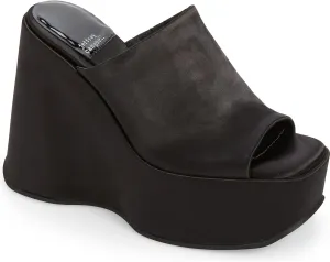 Jeffrey Campbell HIGH-UP Sandals Black Satin